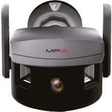 Midcom Kei Plus Wi-Fi Türkçe Uygulama Android/ıos 4 Mp Çift Lens 2304*1296P Waterproof Kamera