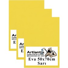 Eva 50X70 cm 3 Adet Eva Süngeri Okul Kreş Anasınıfı Elişi Etkinlikleri