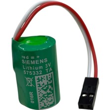 Pazarcan Sıemens 575332TA Lityum 3V Pil CR1/2AA Soketli