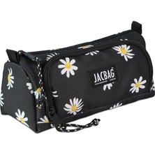 Prıme Xl-Lastik Ayraçlı Iki Bölmeli Kalem Kutusu (Papatya)