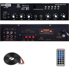 Merz LV-200 100V Trafolu ve 4-16 Ohm Mixer Amfi 200W Anfi Bluetooth USB