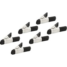 60341 6 Pc 50 mm Spring Clamp Set, Black