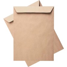 Torba Zarf Kraft 26X35 cm 90 gr 50 Adet Tek Ebat