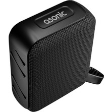 Pileli Store Asonıc As-03 Siyah 5W Bt/usb/tf/tws 1200MAH Batarya Bluetooth V5.3 Kablosuz Taşınabilir SPEAKER(1923)