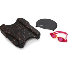 3'lü Yetişkin Yüzme Seti (Pullkick+Havuz Bonesi+Yüzücü Gözlüğü)