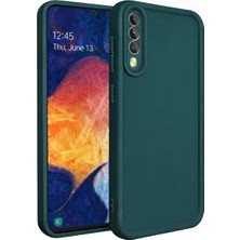 Fenza Samsung Galaxy A50 ve Galaxy A50S ve Galaxy A30S Uyumlu Yeşil Renkli Mat Silikon Telefon Kılıfı