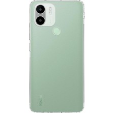 Iletişim Xiaomi Redmi A1 Plus ile Uyumlu Kapak Kamera Korumalı Tıpalı Şeffaf Silikon Kılıf