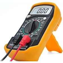 XL830L Dijital Multimetre Ölçü Aleti Volt Amper Ölçer Pil Kablo