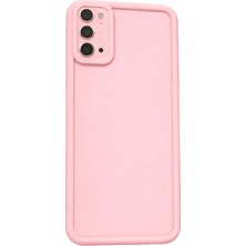 Fenza Samsung Galaxy S20 Uyumlu Pembe Renkli Mat Silikon Telefon Kılıfı