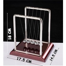 Çarpışan Newton Denge Topları Büyük Boy 18X 17.5 x 14.5 cm