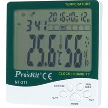 Pro's Kit Ten, Proskit NT-311 Dijital Sıcaklık ve Nem Ölçer LCD Ekranlı Termometre Higrometre
