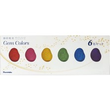 Gansai Tambi Gem Colours - 6 Renk