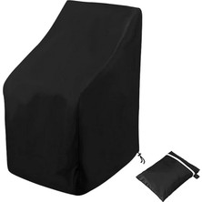 Su Geçirmez Bahçe Koltuk Örtüsü, 4-6 Li Tekli Dış Mekan Sandalye Kılıfı, Istiflenebilir Mobilya Koruma Branda