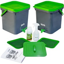 Kompost Kovası 500 ml Sıvılı Set 18 Litre – 18SGL
