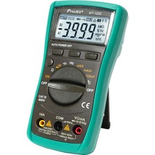 Pro's Kit Ten, Proskit MT-1232 Autorange Dijital Multimetre | Kapasitans, Frekans ve Sıcaklık Ölçer Profesyonel Ölçüm Cihazı