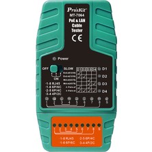 Pro's Kit Ten, Proskit MT-7064 Poe ve Lan Kablo Test Cihazı RJ45 RJ11 Network Tester