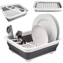 Katlanabilir Bulaşık Kurutmalık, Yer Kaplamaz Minimal Tabaklık