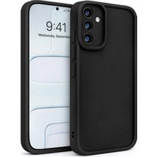 Fenza Samsung Galaxy S24 Plus ve S24 Pro Uyumlu Siyah Renkli Mat Silikon Telefon Kılıfı