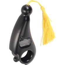 Dijital Tesbih Sayacı, Meditasyon Namaz Sayacı LCD Ekran (Siyah)