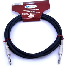 Mgc3 Bk Enstrüman Kablosu 3 Metre Standart Çivi Siyah