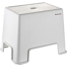 Banyo Taburesi - 150 kg Taşıma Kapasiteli Kaydırmaz Banyo Taburesi - Çocuk Taburesi - Basamak Tabure - 1. Sınıf Sert Plastik 21.5x 30 x 32 cm