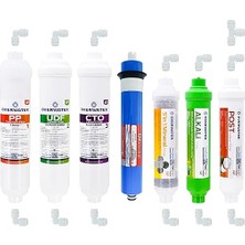 Kapalı Kasa Su Arıtma Cihazı 7 Li Inline Filtresi Seti 11 Aşamalı Özel Sarım Membran Filtre