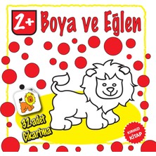 Parıltı Yayınları Boya ve Eğlen Kırmızı Kitap