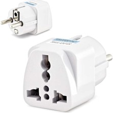 Evrensel Adaptör Seyahat Fişi - Ingiliz Amerikan Dönüştürücü Priz - Universal Çevirici, Türk Tip Fişe Çeviren Başlık