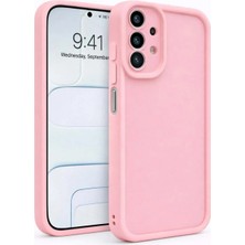 Fenza Samsung Galaxy A23 4g ve A23 5g Uyumlu Pembe Renkli Mat Silikon Telefon Kılıfı