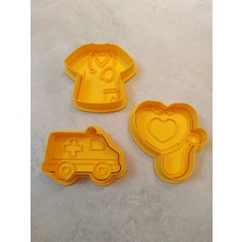 Stilcraft Sağlık ve Doktor Temalı Kurabiye Kalıbı