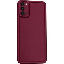 Fenza Samsung Galaxy S20 Uyumlu Bordo Renkli Mat Silikon Telefon Kılıfı