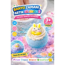 Denapcal Banyo Topu Oyuncaklı Sürpriz Köpüren Çocuk Banyo Bombası Okyanus Kokulu (Oyuncaklı)