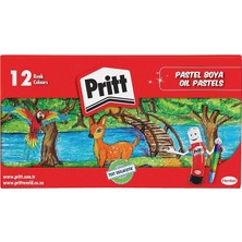 12'li Pastel Boya - Karton Kutu