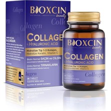 Beauty Collagen 30 Tablet – Tip1 Tip 3 Hidrolize Kolajen, Hyaluronik Asit, Vitamin C ve Biotin Içeren Takviye