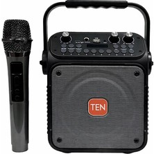 Westa Ten,5'' Taşınabilir Rehber Anfi + Kablosuz El Mikrofonlu | Bluetooth’lu Mevlüt ve Organizasyon Ses Sistemi