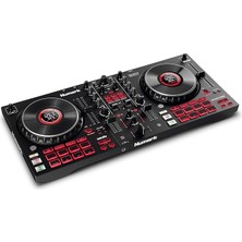 Mixtrack Platinum Fx - 4 Kanal Dj Kontrol Cihazı, 24 Bit Ses, Kulaklık Çıkış, Ses Kartlı, 4 Deck, 6" Jog Tekerleği