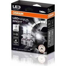 H7 LED Xenon KIT%300 Fazla Işık / 4 Yıl Garantili 12V (2 Adet Far Için)