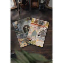 Bazen Defter Atlı Minyatür Ikili Defter Seti