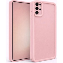 Fenza Samsung Galaxy S25 Ultra Uyumlu Pembe Renkli Mat Silikon Telefon Kılıfı