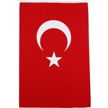 Sanat Türk Bayrağı 200X300CM Kırmızı Raşel Kumaş Bayrak Parti ve Kutlama Malzemeleri