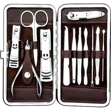 Pazarcan Profesyonel Çelik Manikür Pedikür Seti 12 Parça