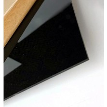 Siyah Pleksi Levha Pleksi Akrilik 15 x 15CM