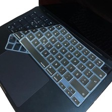 MacBook Türkçe F Klavye Koruyucu – Eski F Dizayn Baskılı Silikon, Iso (Ters L Enter) Uyumlu, Ultra Ince, MacBook Air 13,6/15,3 ve MacBook Pro 14,2/16,2 M-Serisi Siyah