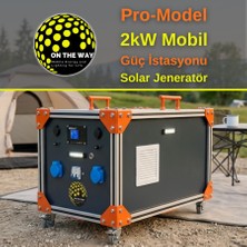 On The Way Otw Pro-Model 2000W Mobil Güç Istasyonu | Lifepo4 Bataryalı Solar Jeneratör