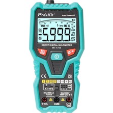 Pro's Kit Ten,proskit MT-1708 True Rms Akıllı Dijital Multimetre, 3-5/6 Akıllı Dijital Multimetre