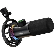 USB Oyun Mikrofonu, Pc Için Rgb Dinamik Mikrofonlar, Sessiz Düğmeli, Tak ve Çalıştır Kardioid Mikrofon, 16BIT/48KHZ ve 3,5 mm Kulaklık Jakı, Podcast, Akış Için - K658