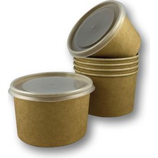 50 Adet Kapaklı Çorba Kasesi 16 Oz