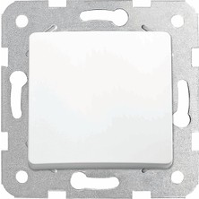 Linnera/rollina Beyaz Anahtar Mekanizma+Düğme