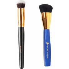 Nascita L'amore Pro Fondöten Fırçası - 459 + Profesyonel Oval Yapılı Kapatıcı Fırçası NASBRUSH0136