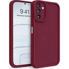 Fenza Samsung Galaxy A16 4g/5g Uyumlu Bordo Renkli Mat Silikon Telefon Kılıfı